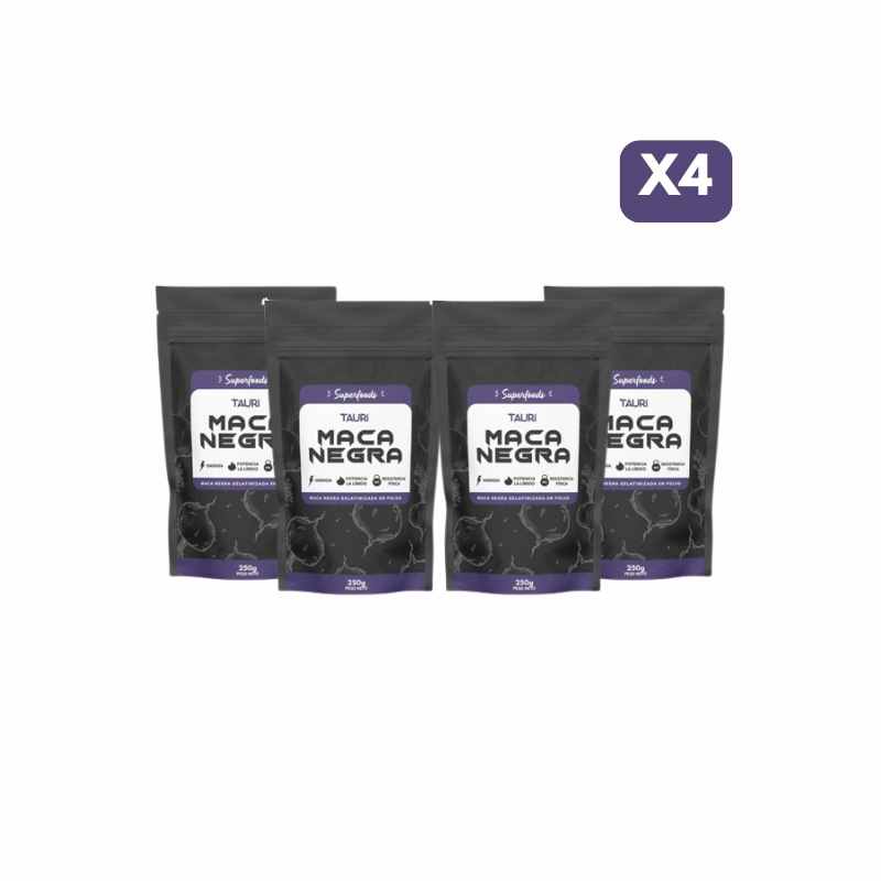 MACA NEGRA GELATINIZADA 250g x2