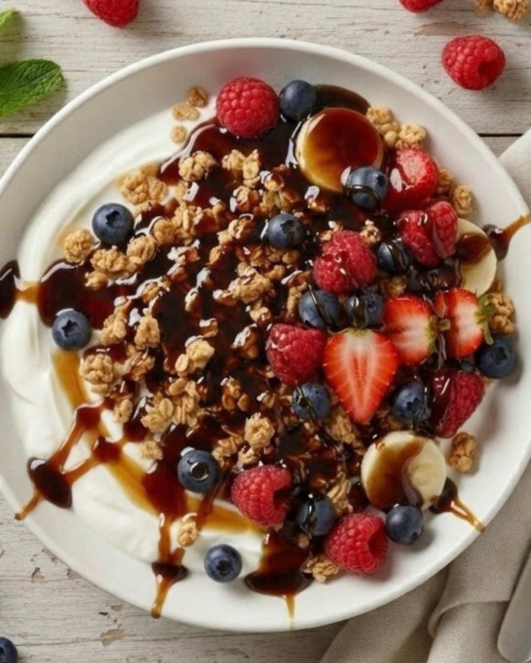 Bowl de Yogurt con Miel de Yacón 🥣