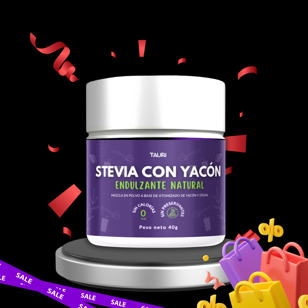 STEVIA CON YACÓN 40g