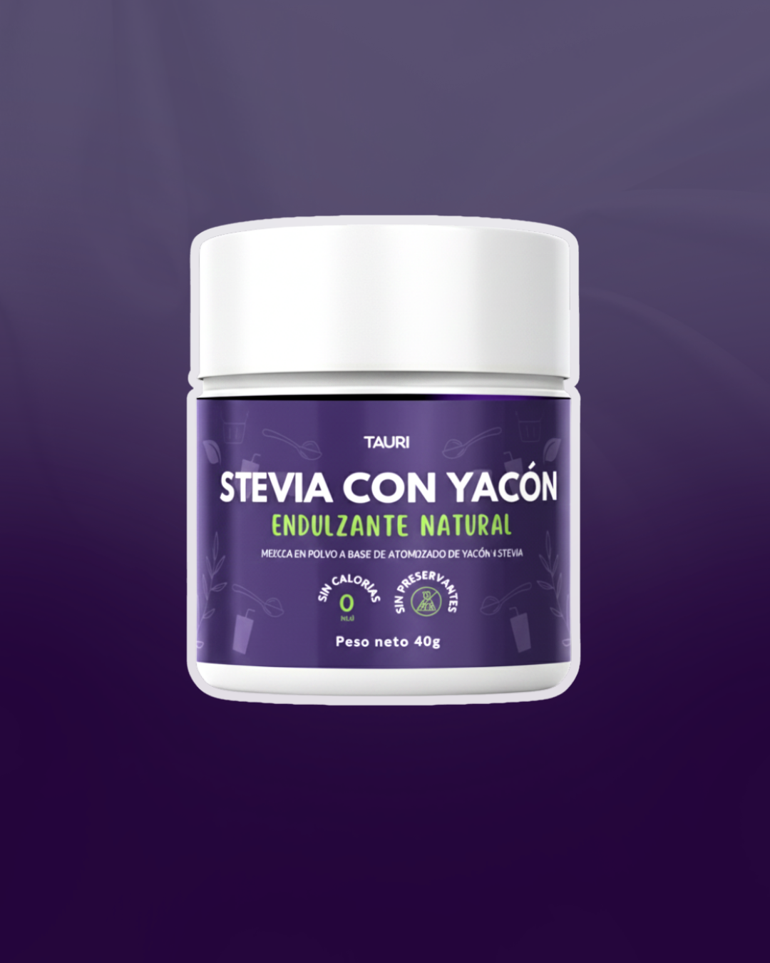 STEVIA CON YACÓN 40g