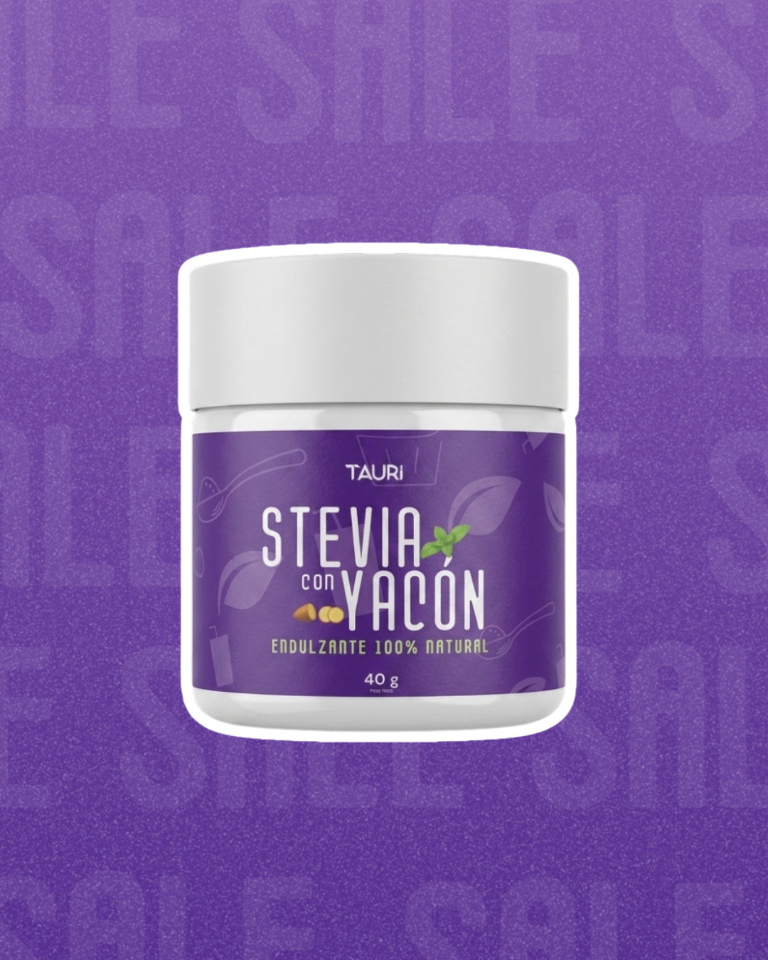 STEVIA CON YACÓN 40g