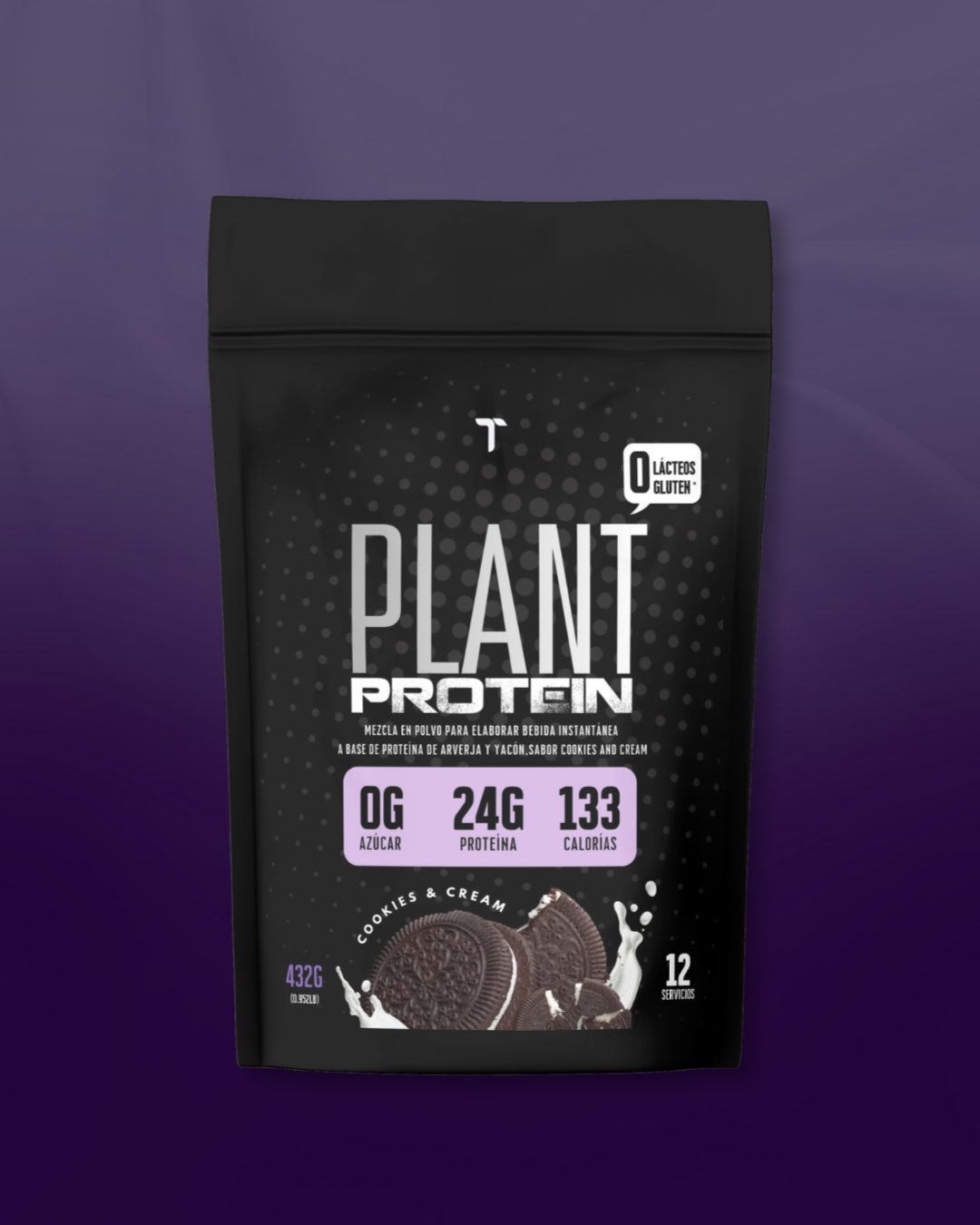 PLANT PROTEIN COOKIES AND CREAM 432g
