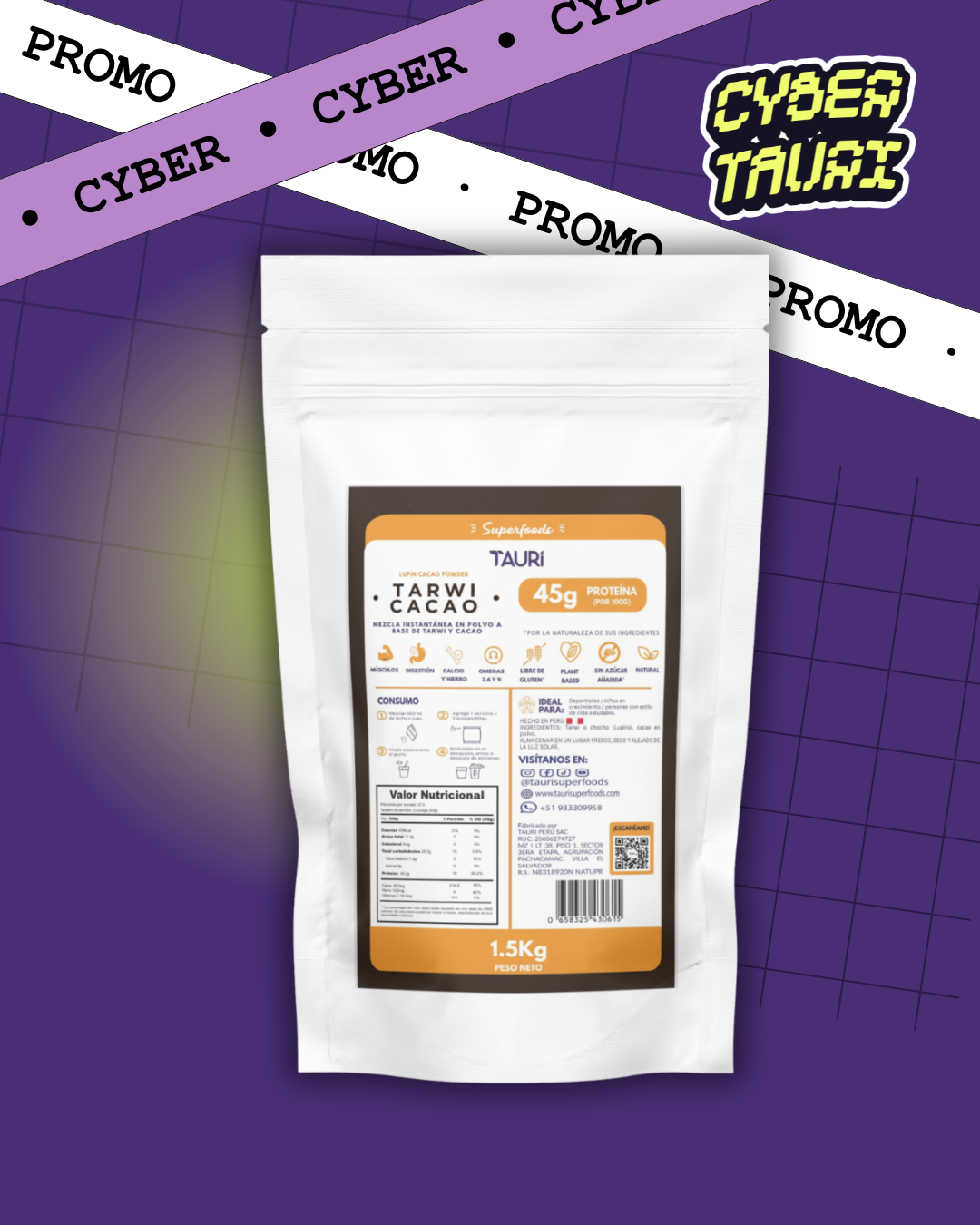 TARWI CACAO 1.5Kg