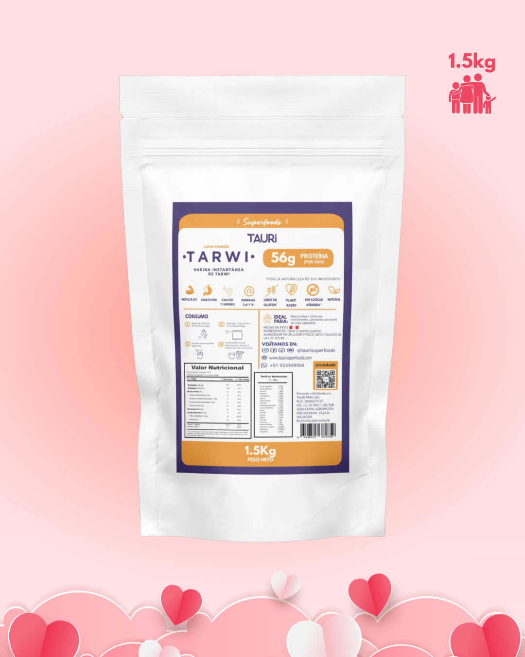 TARWI EN POLVO 1.5Kg