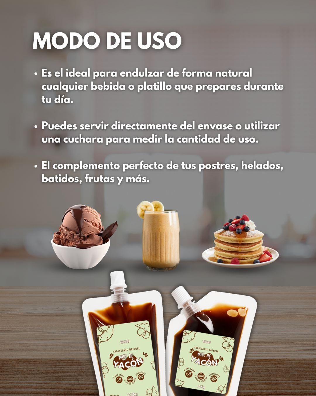MIEL DE YACÓN - 250g