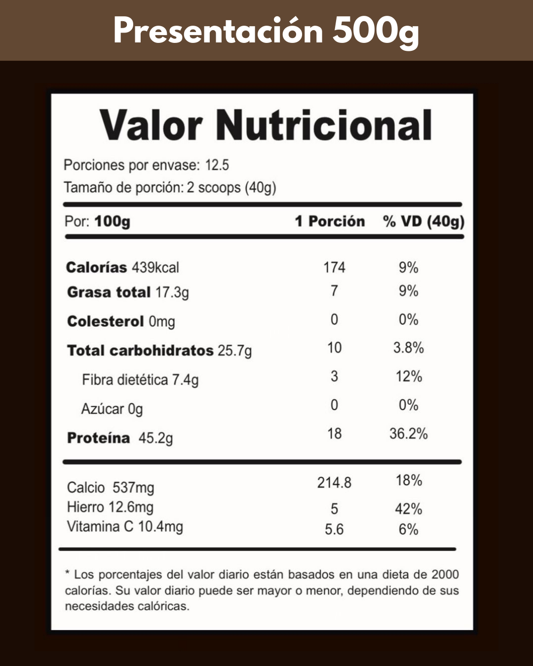 TARWI CACAO 500g PACK x2