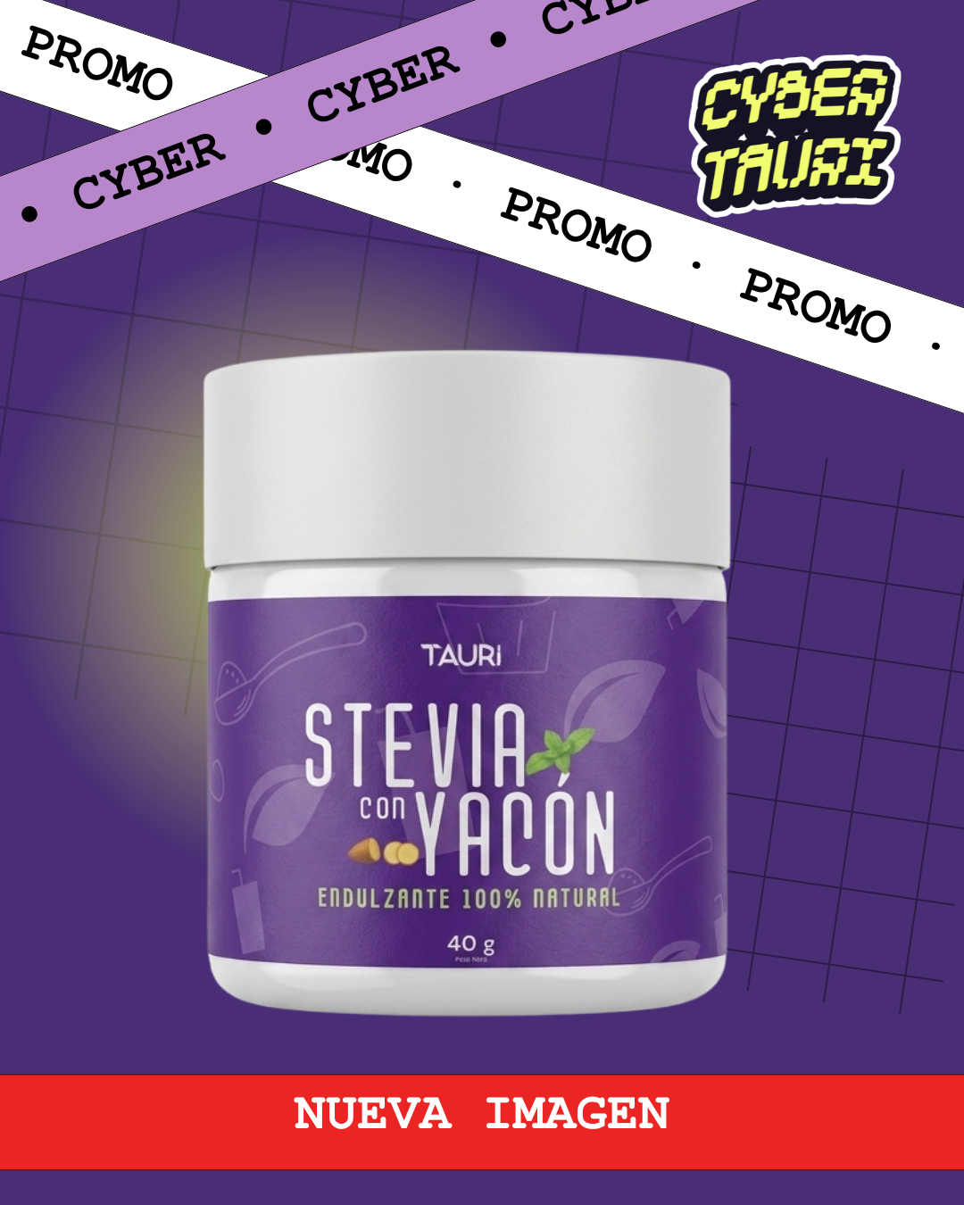 STEVIA CON YACÓN 40g