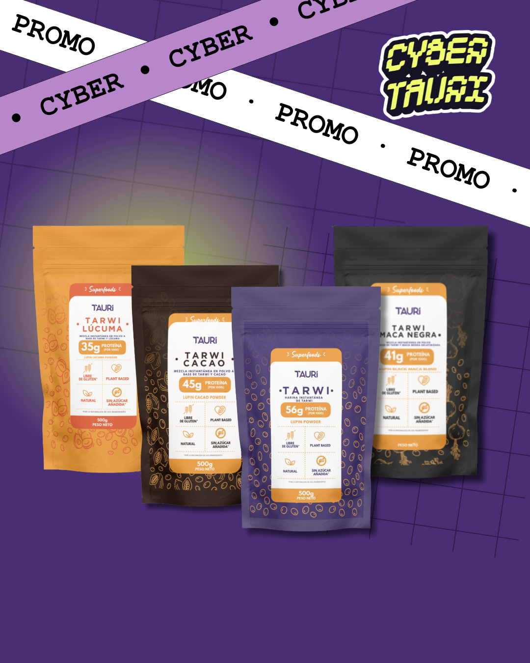 TARWI SABORES VARIADOS 500g PACK x4