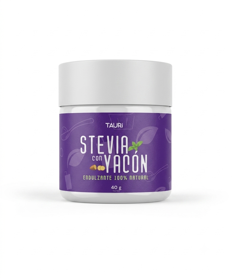 STEVIA CON YACÓN 40g