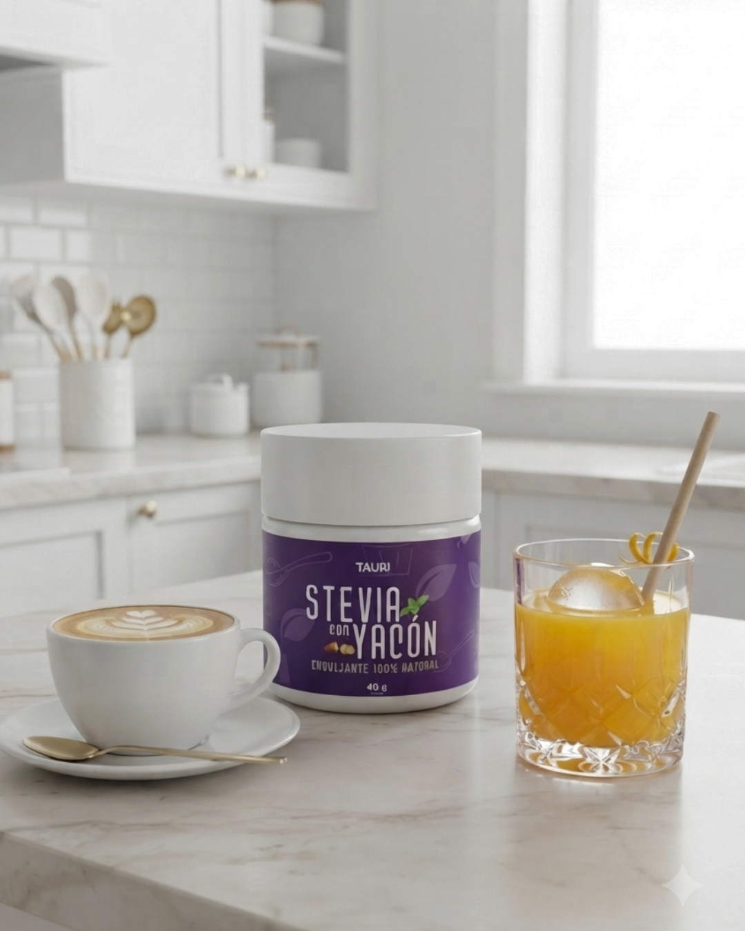 STEVIA CON YACÓN 40g