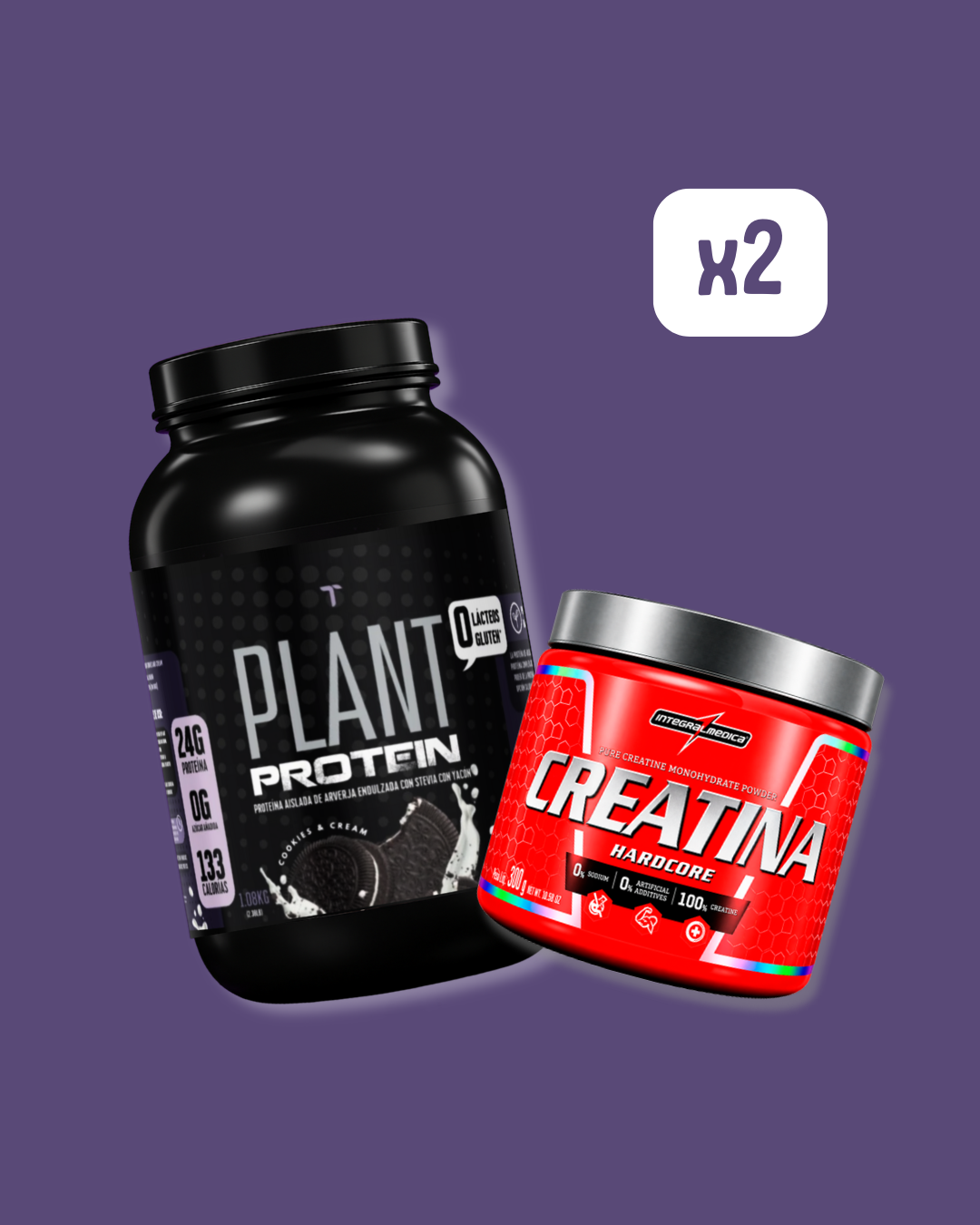 PLANT PROTEIN 1.08KG + CREATINA