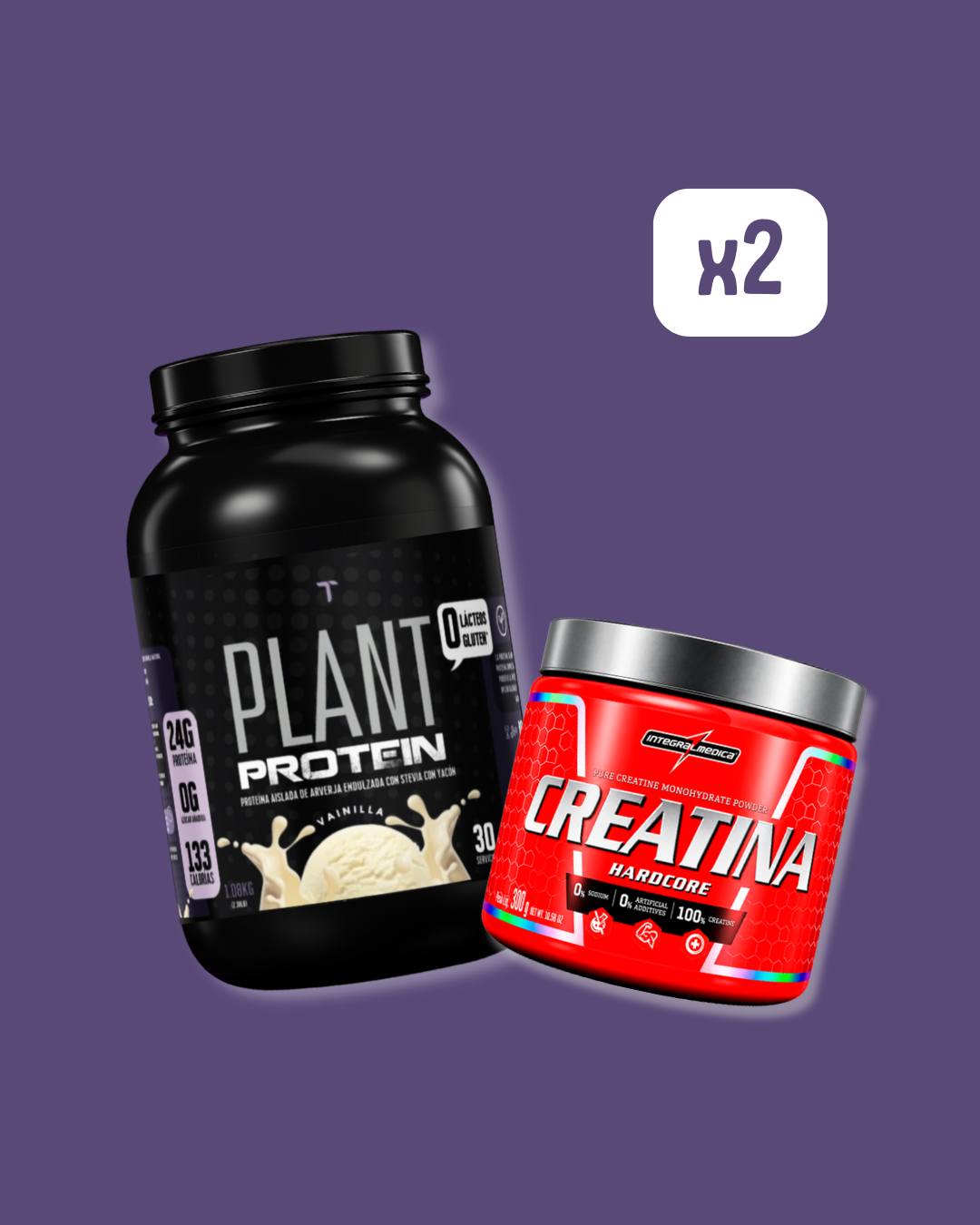 PLANT PROTEIN 1.08KG + CREATINA