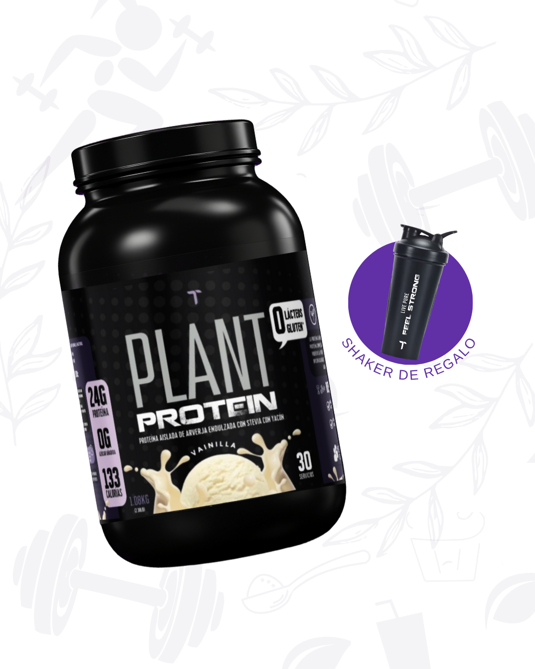 PROTEÍNA VEGETAL - PLANT PROTEIN 1.08kg