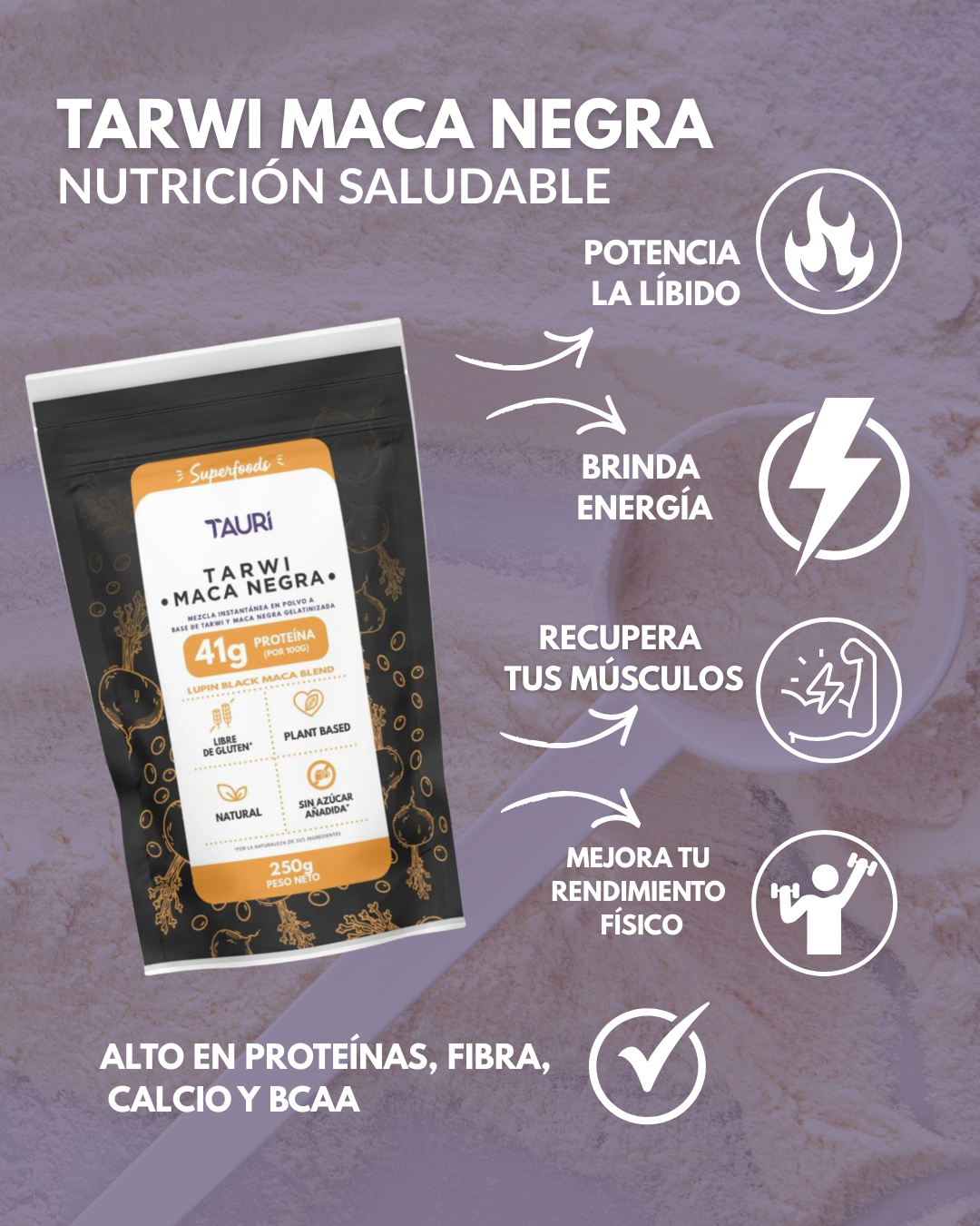 TARWI MACA NEGRA 250g