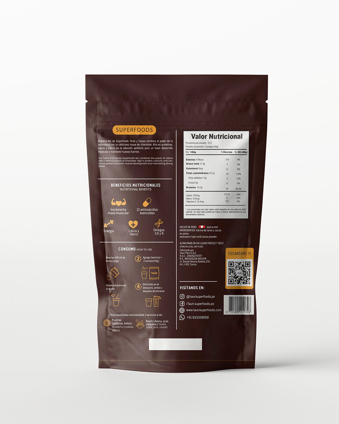 Tarwi sabores variados 500g pack x4