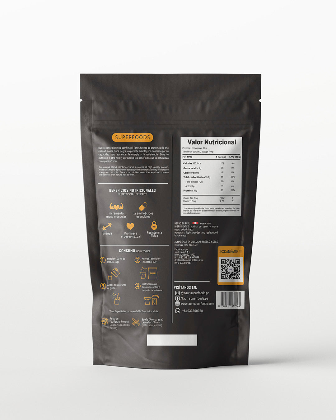 Tarwi sabores variados 500g pack x4