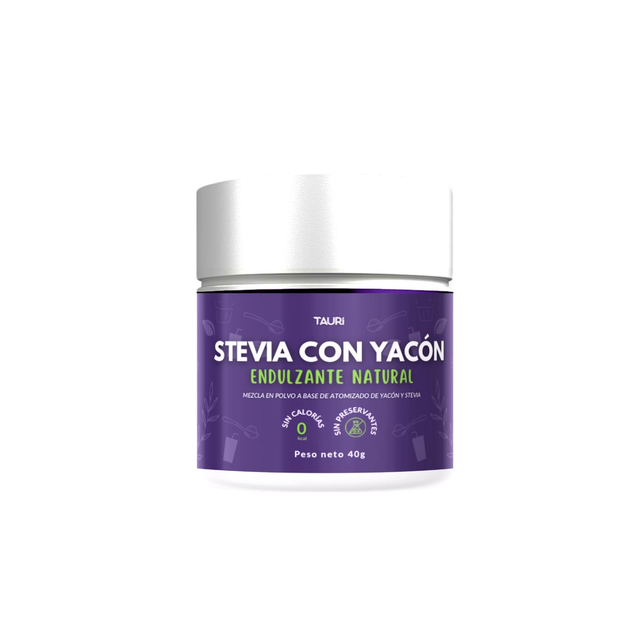 STEVIA CON YACÓN 40g