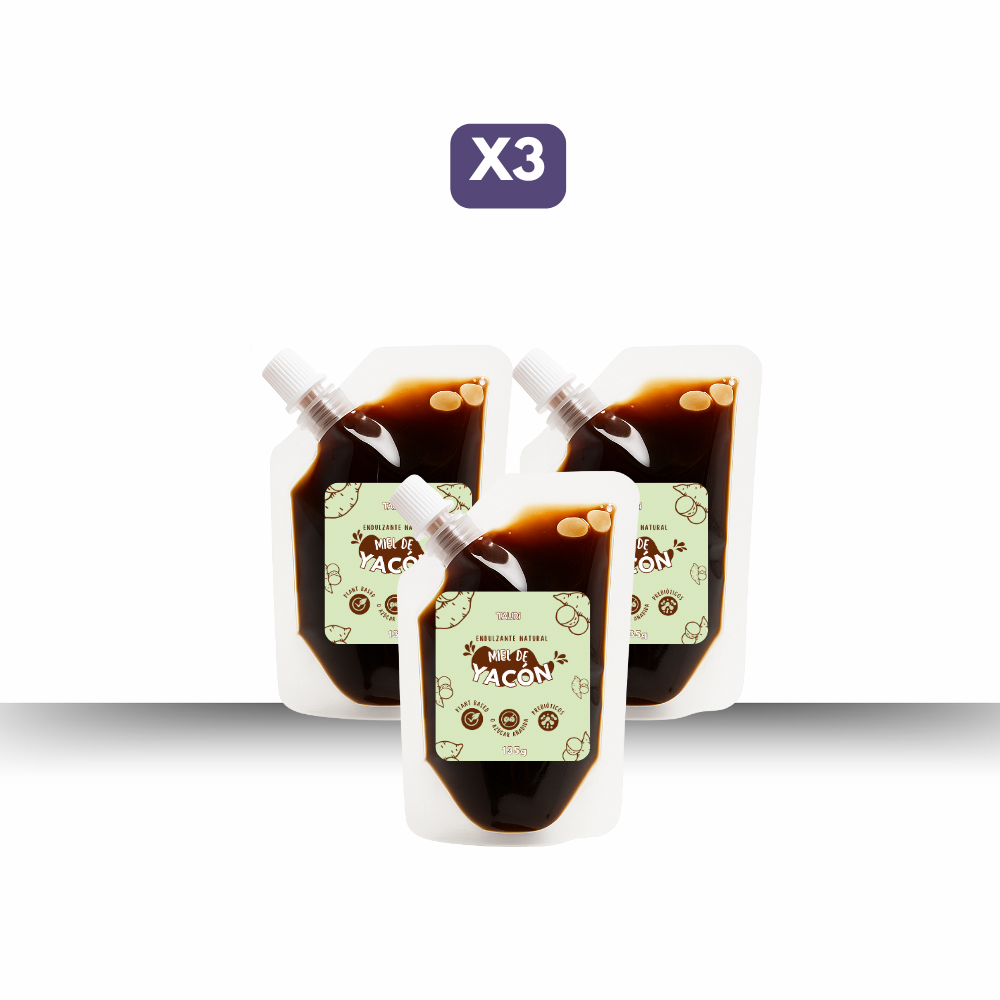 Sirope de yacón 135g Pack x2, x3