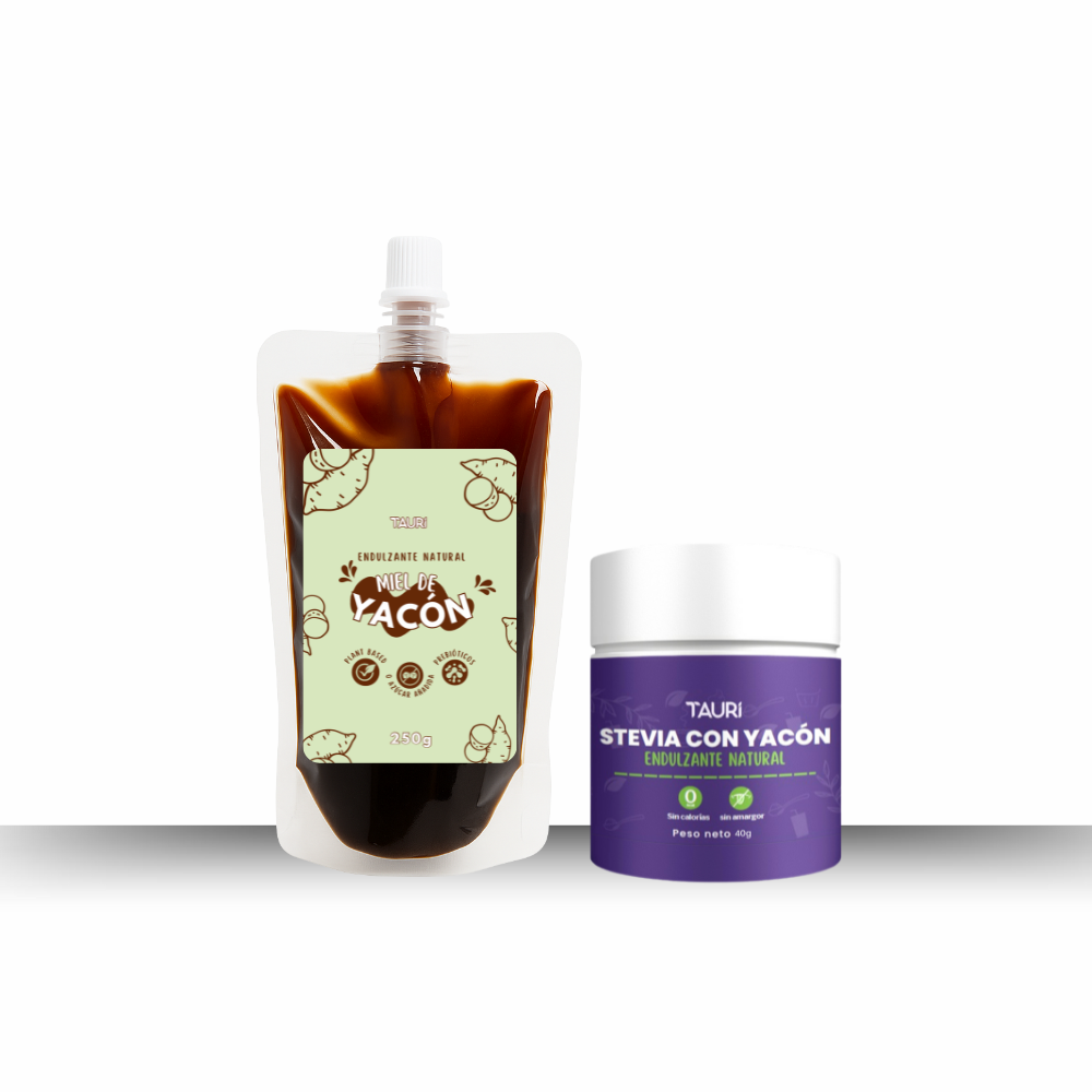 Stevia con yacón 40g + Miel de yacón 250g