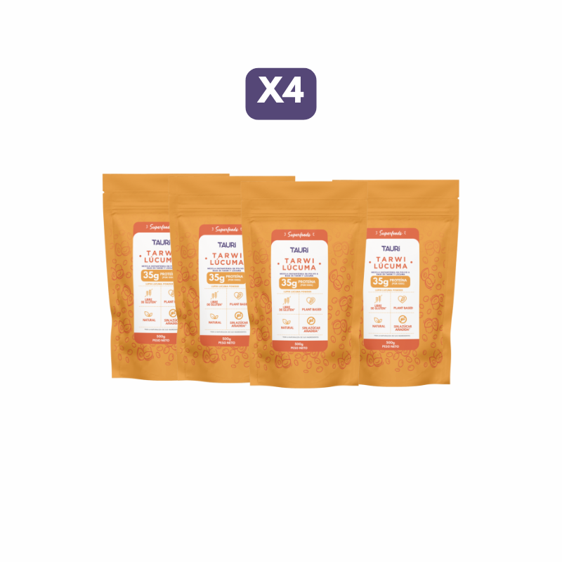 Tarwi en polvo con lúcuma 500g pack x2, x4, x6