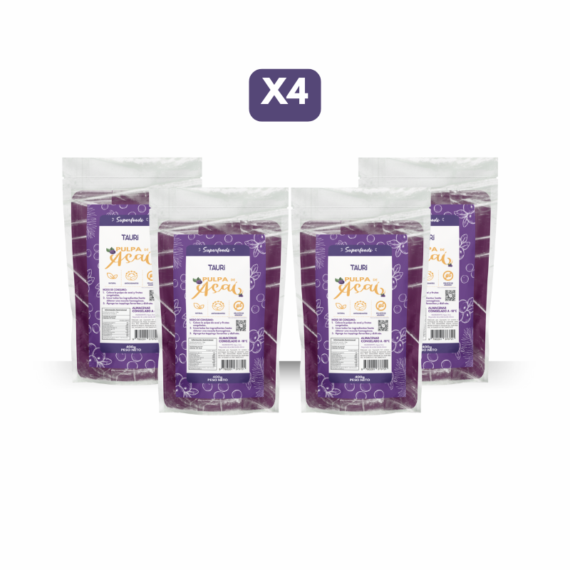 Pulpa de Açai 400g Pack x2, x4