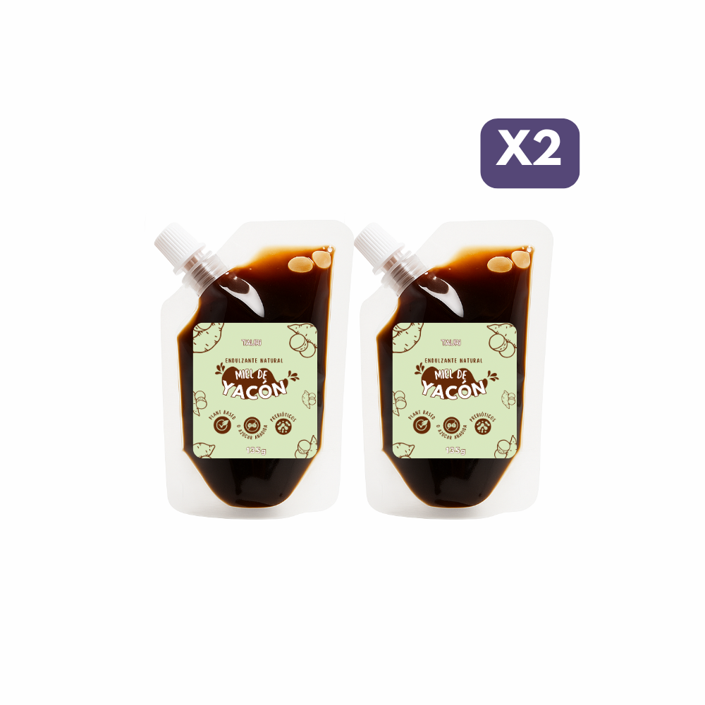 MIEL DE YACÓN 135g PACK x2