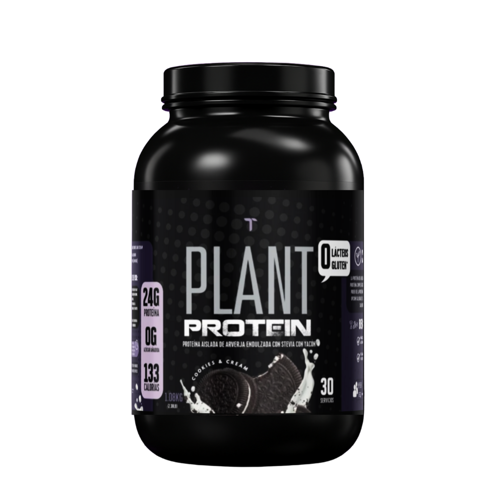 PLANT PROTEIN VAINILLA 1.08kg + PLANT PROTEIN COOKIES AND CREAM 1.08kg