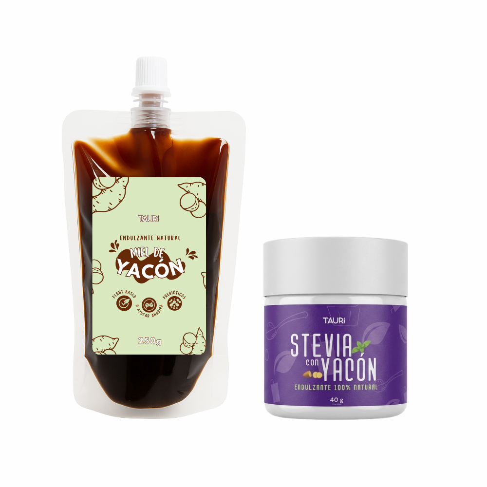 STEVIA CON YACÓN 40g + MIEL DE YACÓN 250g