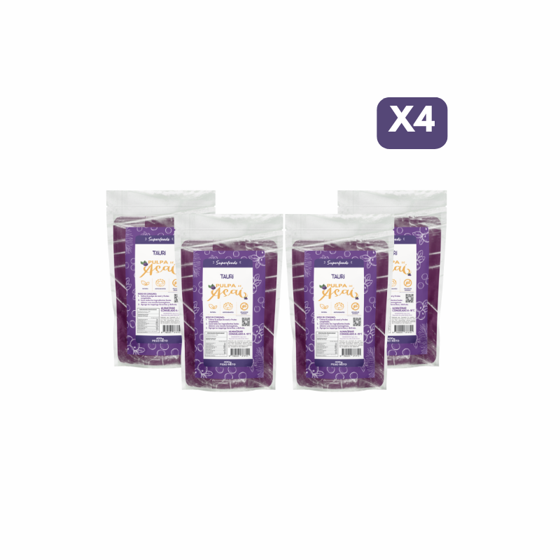 PULPA DE ACAI 400g PACK x4