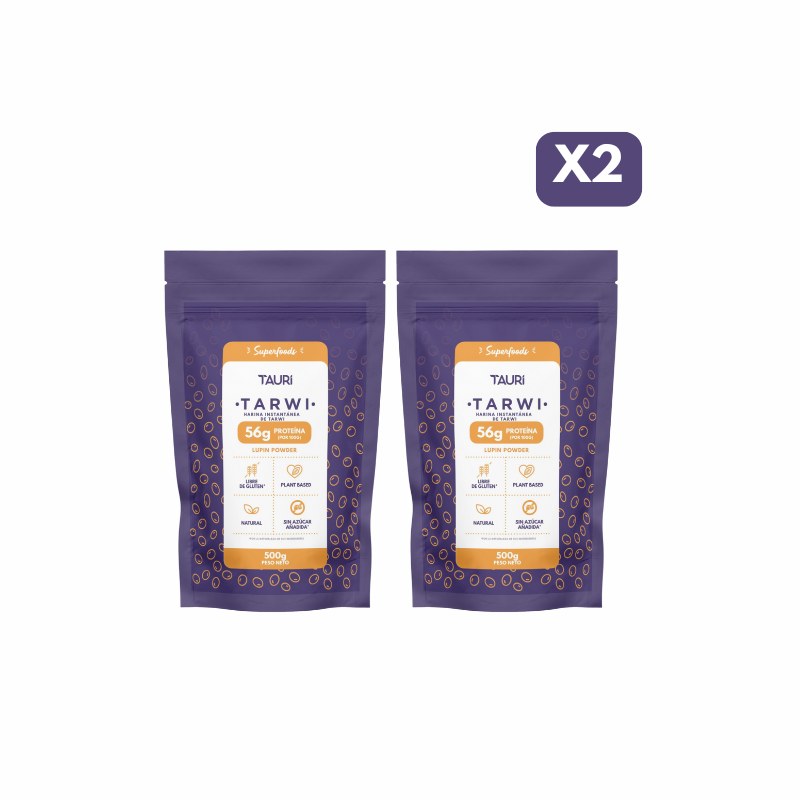 TARWI EN POLVO 500g PACK x2